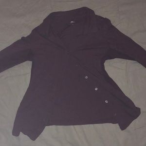 Dark Purple Button Down Shirt